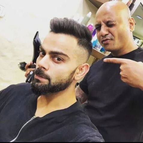 प्रसिद्ध हेयरस्टायलिश आलिम हकीमने विराटला नवा रुप दिला आहे.