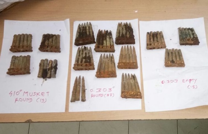 Total of 268 cartridges were found in Nashik latest update नाशकात तब्बल 268 काडतुसं सापडल्यानं खळबळ