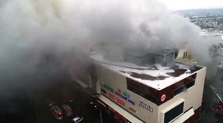 37 dead in Russian shopping center fire live update  रशियातील शॉपिंग मॉलला आग, 37 जणांचा होरपळून मृत्यू