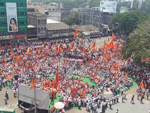 LIVE - संभाजी भिडेंच्या समर्थनार्थ मोर्चा, सांगलीत मोठी गर्दी