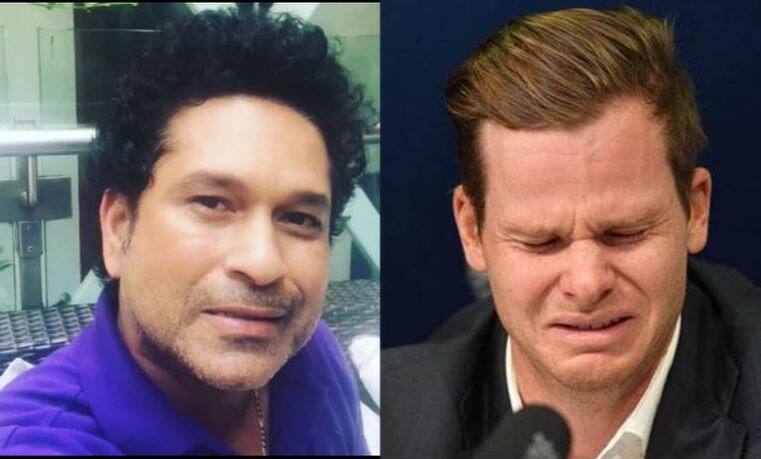 Sachin Tendulkars emotional tweet in ball tampering case, steve smith, david warner, Cameron Bancroft स्मिथ हमसून हमसून रडला, हळवा सचिन म्हणाला....