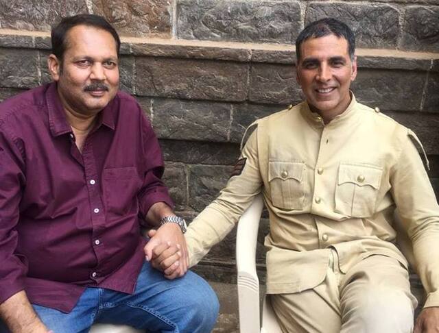 साताऱ्यात उदयनराजे आणि अक्षय कुमारची गळाभेट