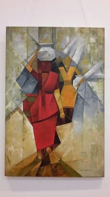 नेहरु सेंटरमधील हे चित्र नेमकं कसलं आहे?