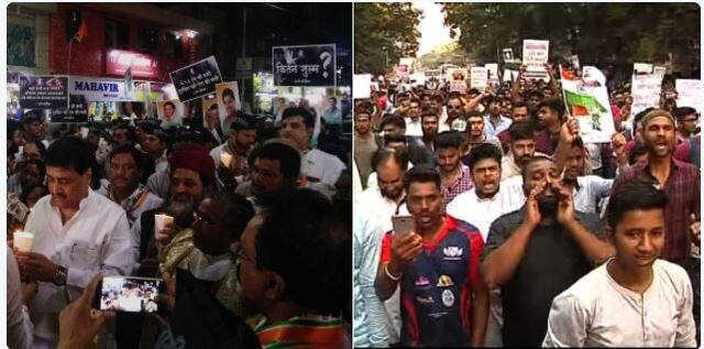 कठुआ-उन्नाव बलात्कार प्रकरण : मुंबई-पुण्यात निषेध मोर्चा