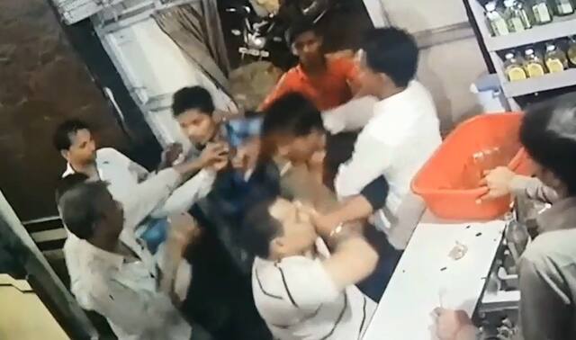 भिवंडीत दारुच्या दुकानात तुफान राडा, घटना सीसीटीव्हीत कैद