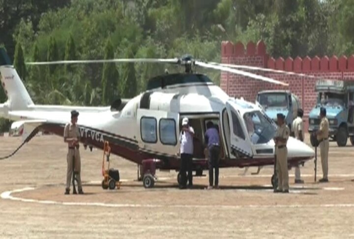 heat wave in ahmednagar, uddhav thackerays  helicopter affected  उन्हाने हेलिकॉप्टर तापलं, उद्धव ठाकरेंचं उड्डाण रखडलं!