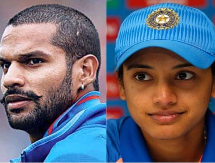 धवन आणि स्मृती मानधनाची अर्जुन पुरस्कारासाठी शिफारस BCCI recommends Smriti Mandhana and Shikhar Dhawan for Arjuna Award धवन आणि स्मृती मानधनाची अर्जुन पुरस्कारासाठी शिफारस