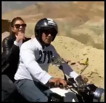 जॅकलीनसोबत सलमानचा बाईकवरुन फेरफटका