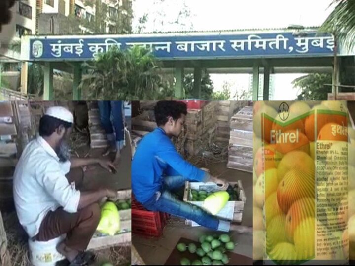 mango rate slash down in Navi Mumbai APMC due to viral video  व्हायरल व्हिडीओचा फटका, नवी मुंबई एपीएमसीत आंब्याच्या दरात घसरण
