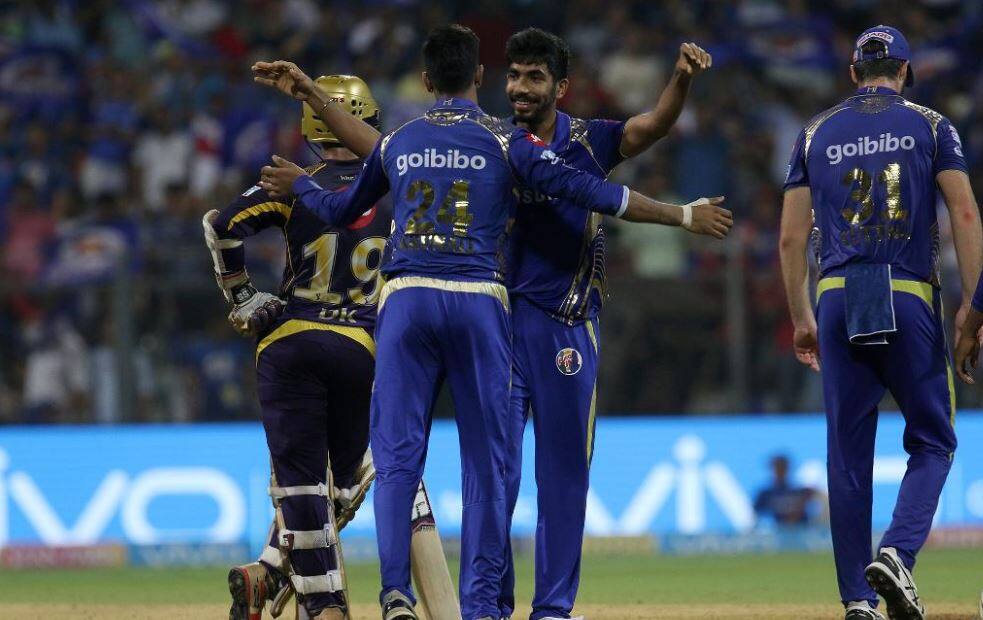 Mumbai Indians beat Kolkata knight riders by 13 runs पंड्या बंधू चमकले, मुंबईचा कोलकात्यावर 13 धावांनी विजय