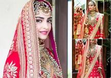 नवरी नटली... अभिनेत्री सोनम कपूरचा लूक