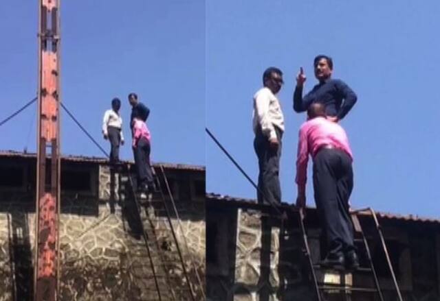 तुकाराम मुंढे सरसर शिडीवर चढले, मात्र अधिकाऱ्यांची 'शिडीवरची' कसरत