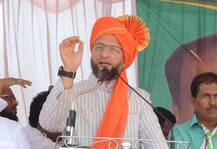 भगवा फेटा परिधान करुन ओवेसींची जाहीर सभेला हजेरी