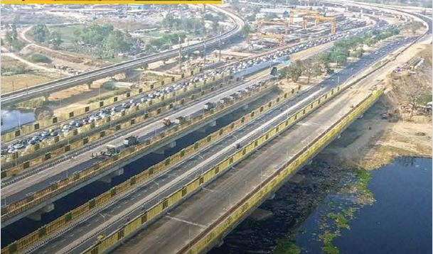 PM Narendra Modi Inaugurates Phase 1 Of Delhi-Meerut Expressway latest update गडकरींना बर्थडे गिफ्ट, दिल्ली-मेरठ महामार्गाचं लोकार्पण
