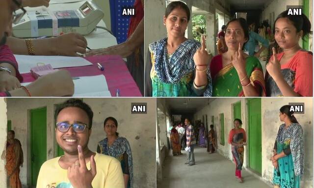 पालघर पोटनिवडणूक : सात उमेदवारांचे भवितव्य मतपेटीत बंदिस्त