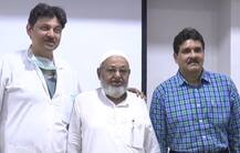 कवळी अन्ननलिकेत अडकली, डॉक्टरांकडून वृद्धाला जीवदान