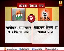 PHOTO : काँग्रेस आणि संघाच्या विचारसरणीतील फरक