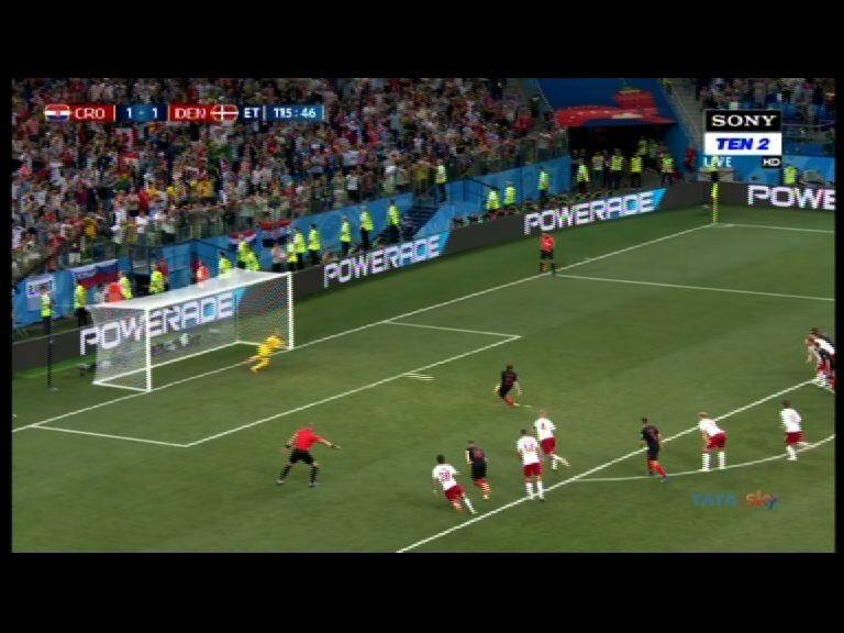 FIFA World Cup 2018 croatia beat Denmark FIFA 2018 : पेनल्टी शूटआऊटमध्ये क्रोएशियाचा डेन्मार्कवर सनसनाटी विजय