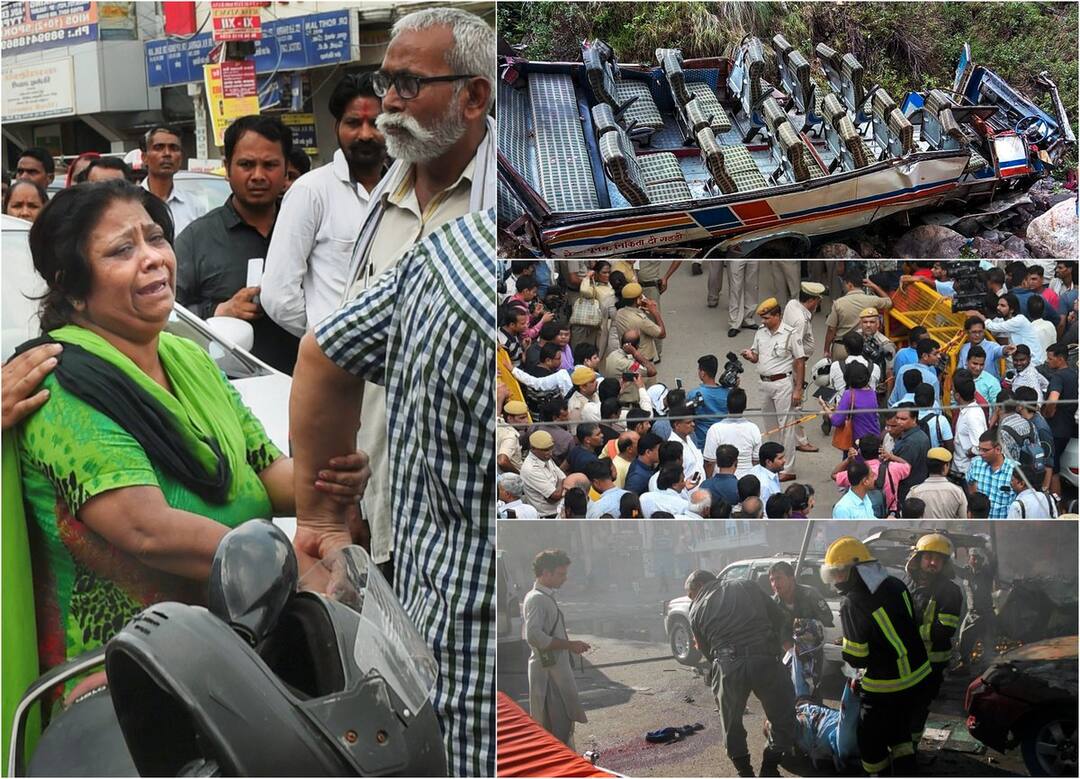 रविवार ठरला घातवार, दिवसभरात 99 जणांचा मृत्यू 99 killed in various accidents all over country and Afghanistan रविवार ठरला घातवार, दिवसभरात 99 जणांचा मृत्यू