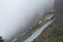 सप्तश्रुंगी गडावर देशातील पहिल्या फ्युनिक्यूलर ट्रॉलीचं लोकार्पण