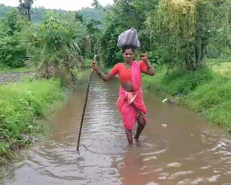 इथे ना रस्ता आहे, ना कसली सुविधा, महाराष्ट्रातलं धक्कादायक वास्तव