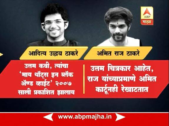 स्पेशल रिपोर्ट: राजकारणातील नवे ठाकरे abp majha special report on amit thackeray and aditya thackeray स्पेशल रिपोर्ट: राजकारणातील नवे ठाकरे