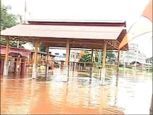 कोल्हापुरात जोरदार पाऊस, नृसिंहवाडीच्या दत्त मंदिरात पाणी शिरलं