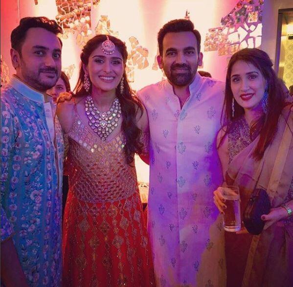 झहीर खान आणि पत्नी सागरिका