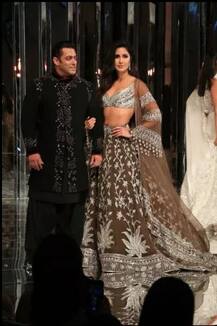 बॉलिवूडची बहुचर्चित जोडी सलमान-कतरिनाचा रॅम्पवॉक