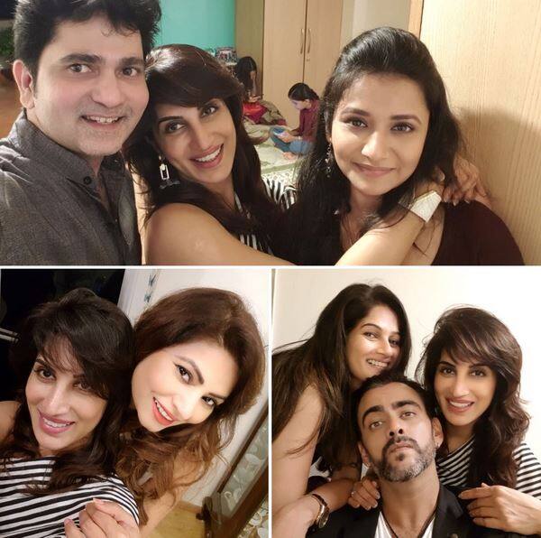 पार्टीतील फोटोंमध्ये अनुपस्थिती जाणवली ती अनिल थत्ते, उषा नाडकर्णी, आरती सोळंकी आणि राजेश शृंगारपुरे यांची