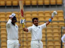 पृथ्वी शॉ 136, मयंक अग्रवाल 220*, भारत अ दुसऱ्या दिवसअखेर 411/2