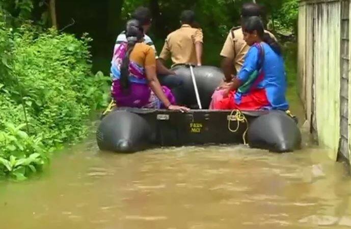 पूरपरिस्थितीवर नियंत्रण मिळवण्यासाठी एनडीआरएफच्या पथकाला पाचारण करण्यात आले आहे.