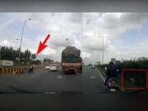 आई-वडील दुचाकीवरुन पडले, बाळाला घेऊन भरधाव दुचाकी तशीच पुढे