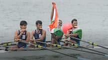 Asian Games 2018 : पुरुषांच्या रोईंग कॉड्रापल स्कल्समध्ये सुवर्ण
