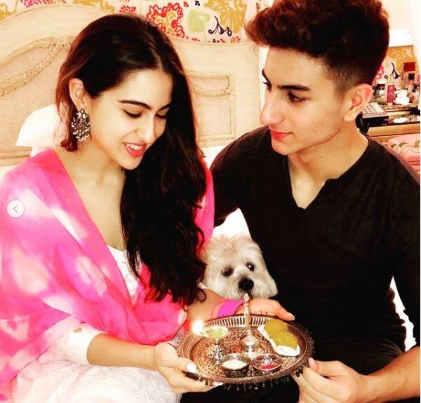 सारा आणि इब्राहिम यांचं रक्षाबंधन