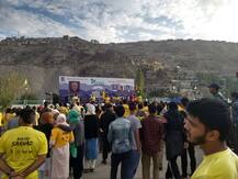 काश्मीरच्या खोऱ्यात दुसऱ्या कारगिल मॅरेथॉनचं आयोजन