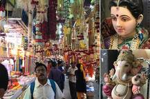 गणेशोत्सवाच्या तयारीसाठी बाजारपेठा फुलल्या