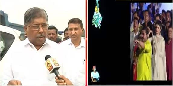 Minister chandrakant patil on MLA ram kadam's controversial statement चंद्रकांत पाटलांकडून राम कदमांची पाठराखण