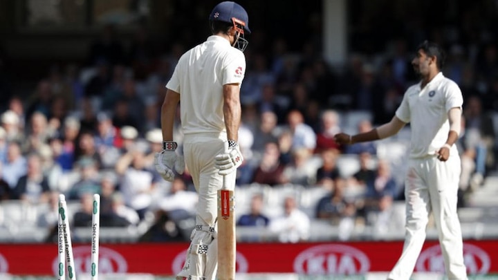 England vs India, 5th Test day 1 - India reduce England to 198/7 on Day 1 ईशांत, बुमरा, जाडेजाची वेसण, दिवसअखेर इंग्लंडच्या 7 बाद 198 धावा