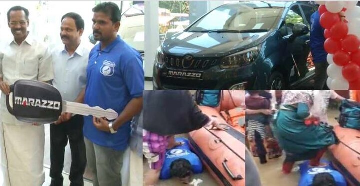 Anand Mahindra Gifts Marazzo MPV To Fisherman jaisal Who Helped People In Kerala flood महिंद्रांचा दिलदारपणा, केरळच्या 'बाहुबली'ला लॅविश मराझो भेट