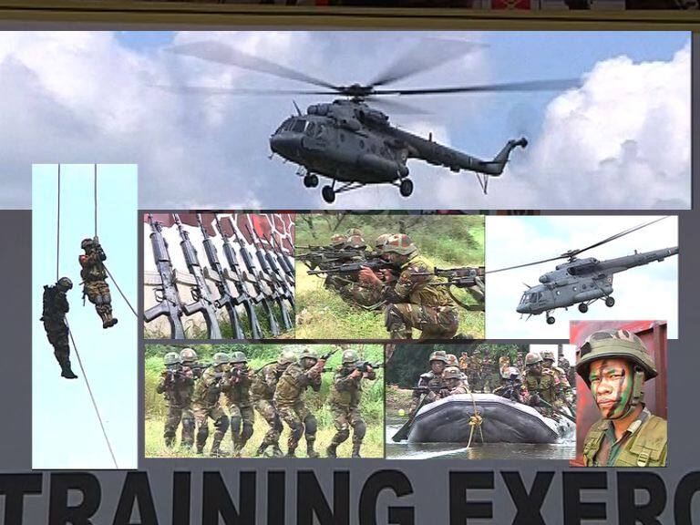 BIMSTEC military exercise at Aundh station पुण्यातील औंधमध्ये बिम्सटेक देशांचा युद्ध सराव, सैनिकांच्या थरारक कसरती
