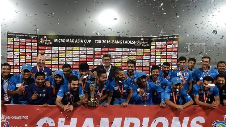 भारतीय संघाने आजवर 6 वेळा आशिया चषक जिंकला आहे. 1984, 1988, 1990-91, 1995, 2010, 2016 मध्ये आशिया चषकावर कब्जा केला आहे.