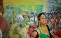 लातूरच्या विसर्जन मिरवणुकीत भारतातील विविधतेचं दर्शन