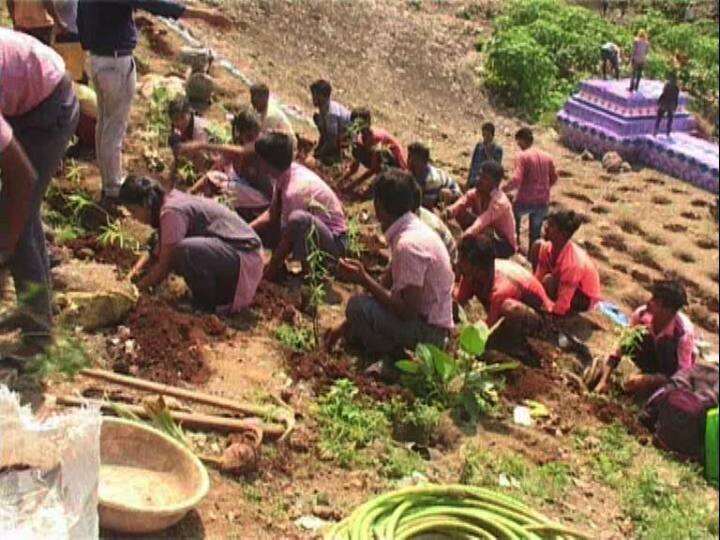 शाळेतील विद्यार्थ्यांच्या उपस्थितीत पारसिकच्या बोगद्याच्यावर वृक्षारोपणाची मोहीमही राबविण्यात आली.
