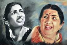 लतादीदींना वाढदिवसानिमित्त रांगोळी कलाकार अजित औरवाडकरांच्या अनोख्या शुभेच्छा