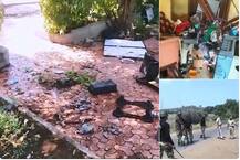 विहीर बुजवण्याची नोटीस दिल्याने संताप, नंदुरबारमध्ये गावकऱ्यांचा राडा