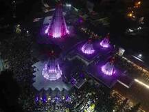 करवीर निवासिनी श्री अंबाबाई मंदिरात आकर्षक रोषणाई