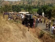 यवतमाळमध्ये एसआरपीएफ जवानांच्या वाहनाला अपघात, 20 जवान जखमी