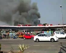 मुंबईतील वांद्रे पश्चिममधल्या झोपडपट्टीला भीषण आग