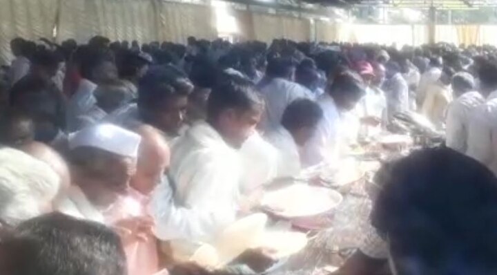 Nagpur NCP Congress Melawa : Audience started lunch stalls after longer speeches  वक्त्यांच्या लांबलेल्या भाषणांमुळे प्रेक्षकांनीच जेवणाचे स्टॉल सुरु केले